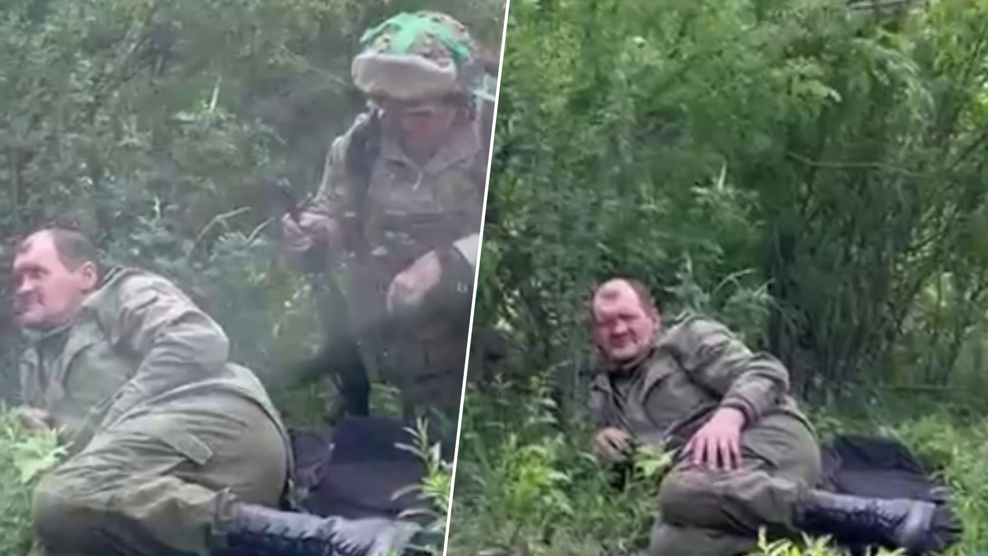 Российские пленные - украинцы взяли в плен зека, пробывшего на фронте 3 дня - 24 Канал