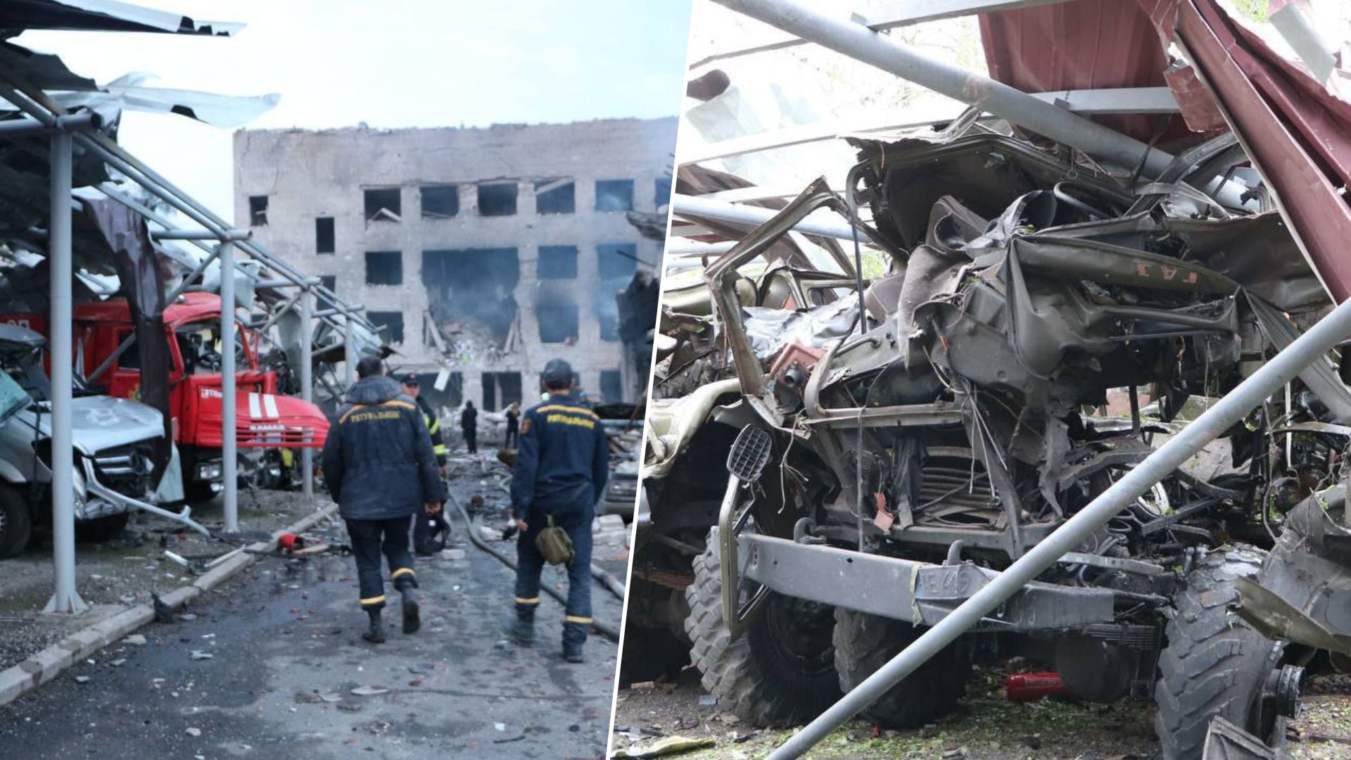 Обстріл Дніпра 22 травня - росіяни влучили у рятувальну частину - новини Дніпра - 24 Канал Обстріл Дніпра 22 травня - росіяни влучили у рятувальну частину - новини Дніпра - 24 Канал