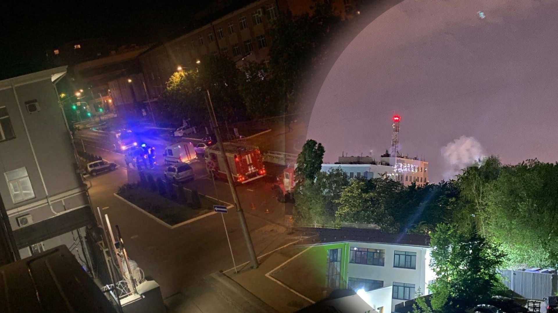 В Белгороде поздно вечером раздался мощный взрыв