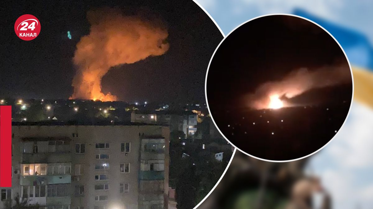 Взрыв в Бердянске на Запорожье Взрыв в Бердянске на Запорожье