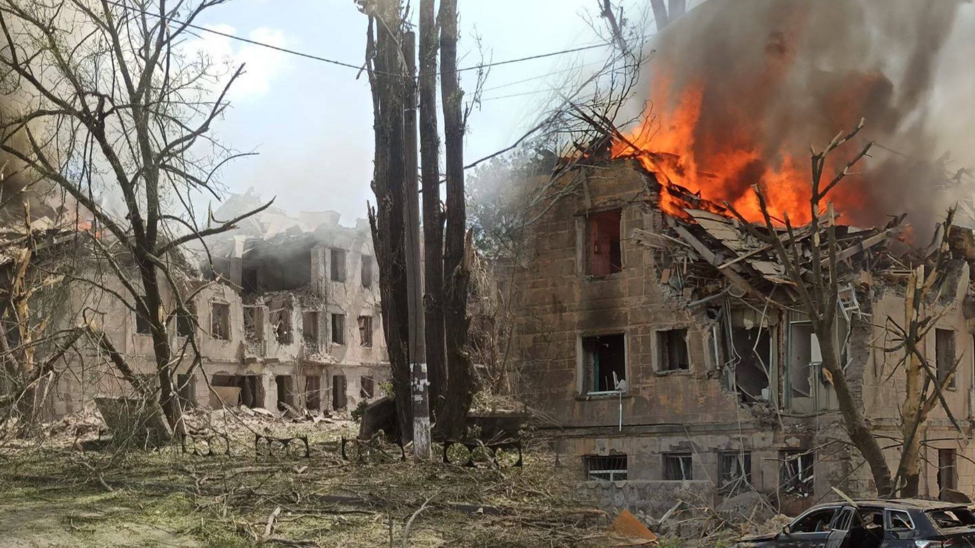 Росіяни атакували медзаклад у Дніпрі 26 травня Росіяни атакували медзаклад у Дніпрі 26 травня