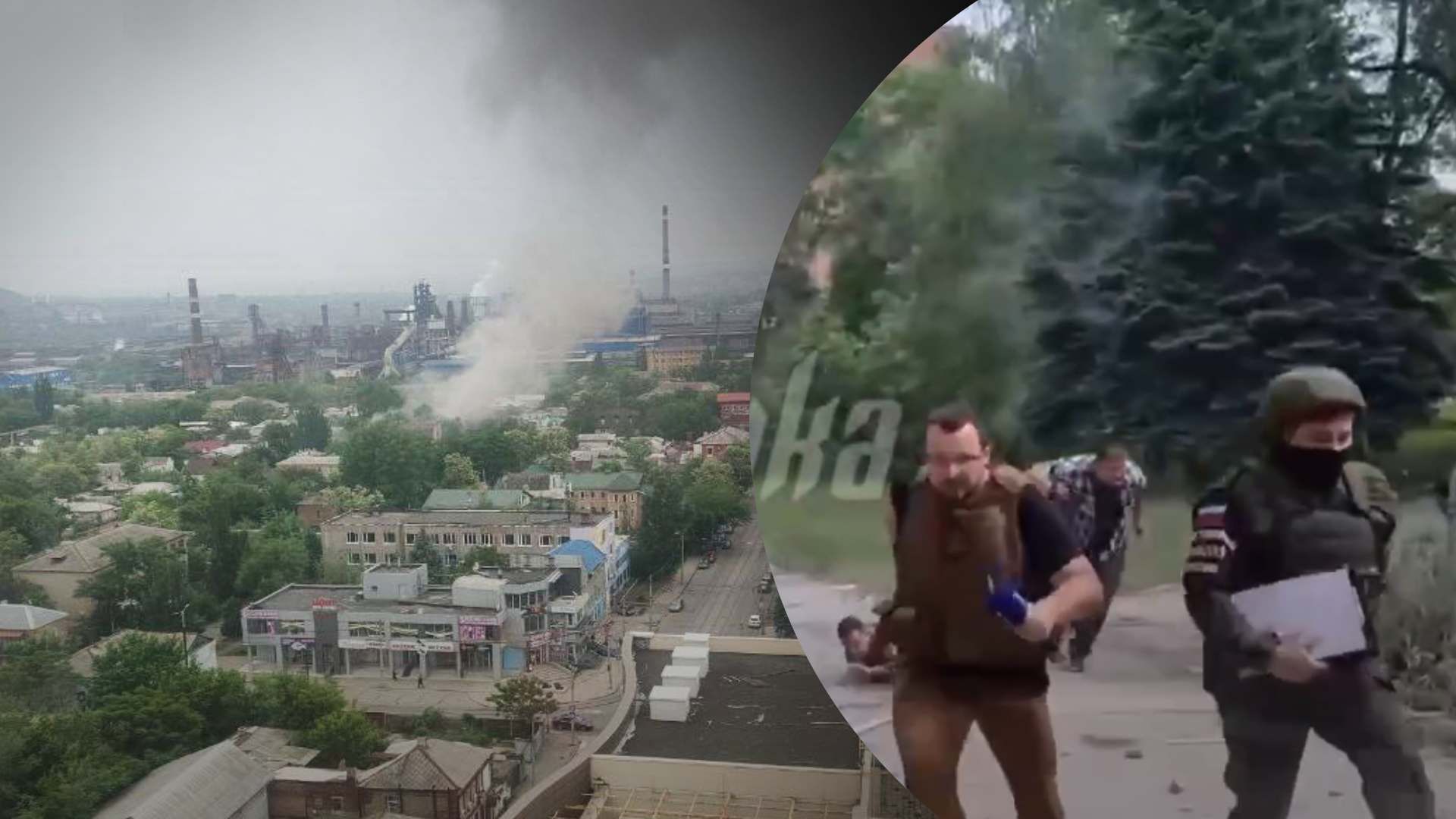 Кино закончилось: пропагандисты в Донецке снимали очередные фейки, но в них прилетело - 24 Канал