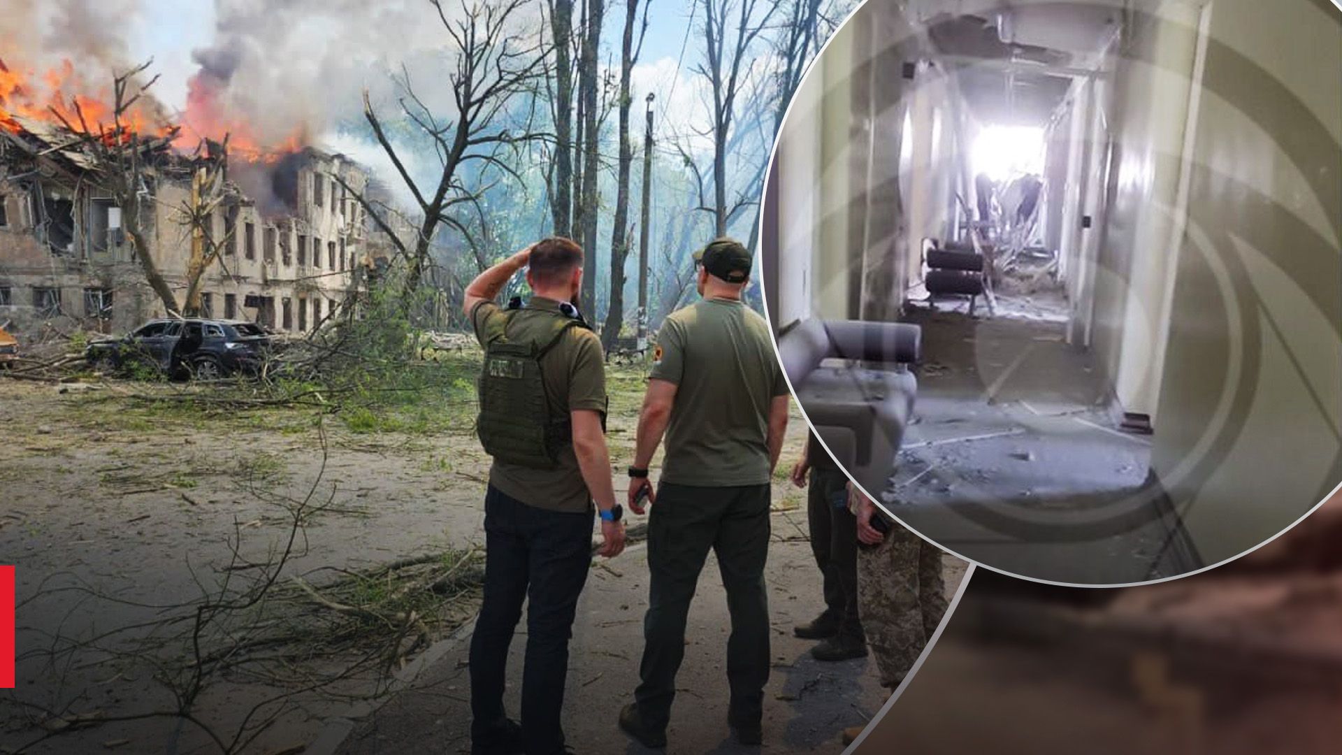 В Днепре рядом больницы не было военных объектов В Днепре рядом больницы не было военных объектов