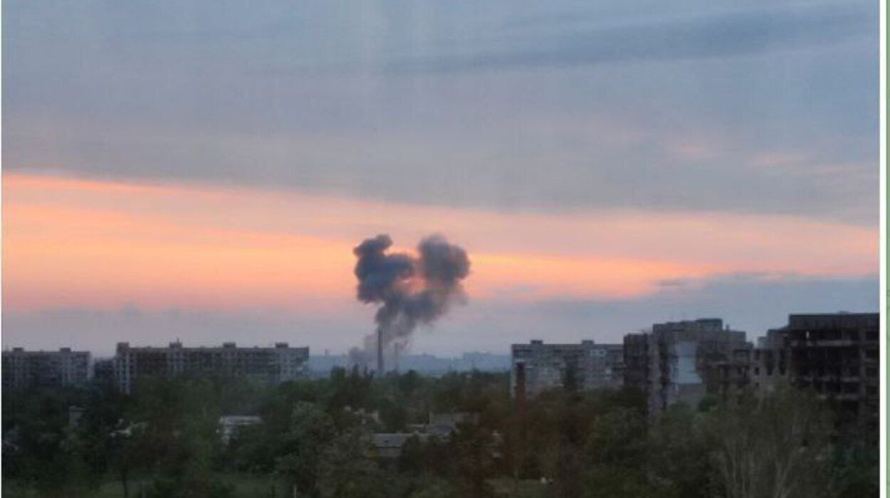 Взрывы в Мариуполе 26.05.2023 - над Азовсталью поднялся столб дыма - все, что известно - 24 Канал