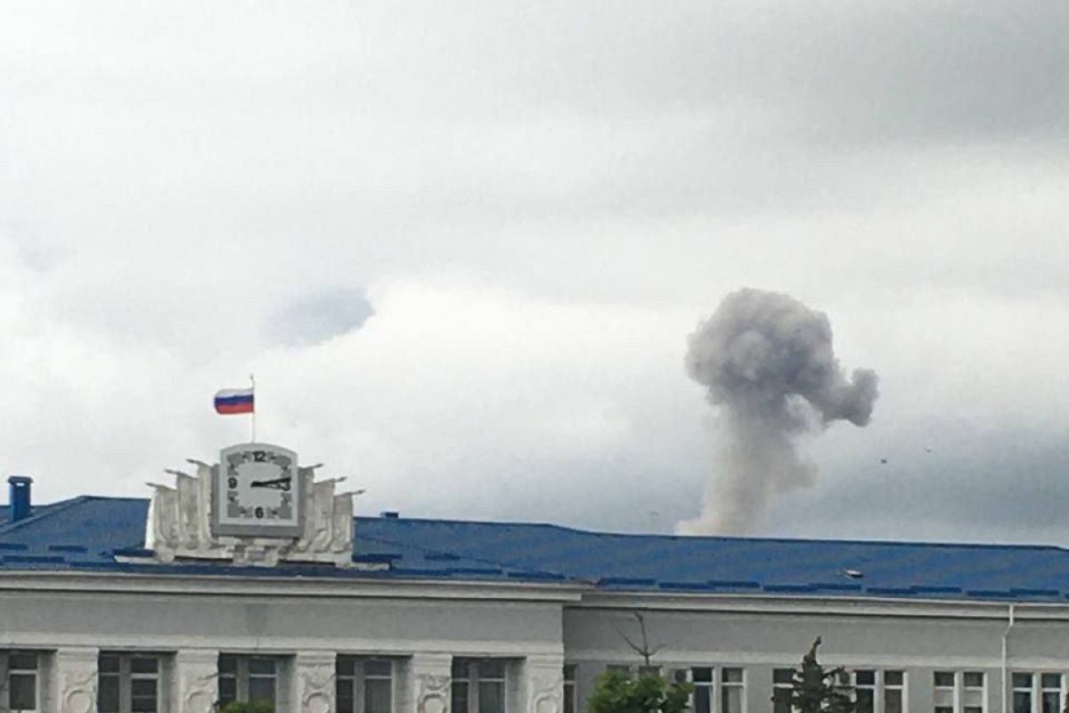 В Бердянске было несколько взрывов в день