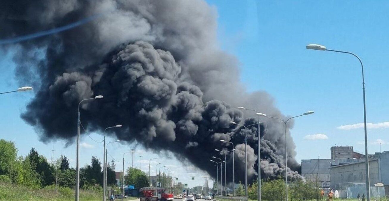 Пожежа в Колпіно