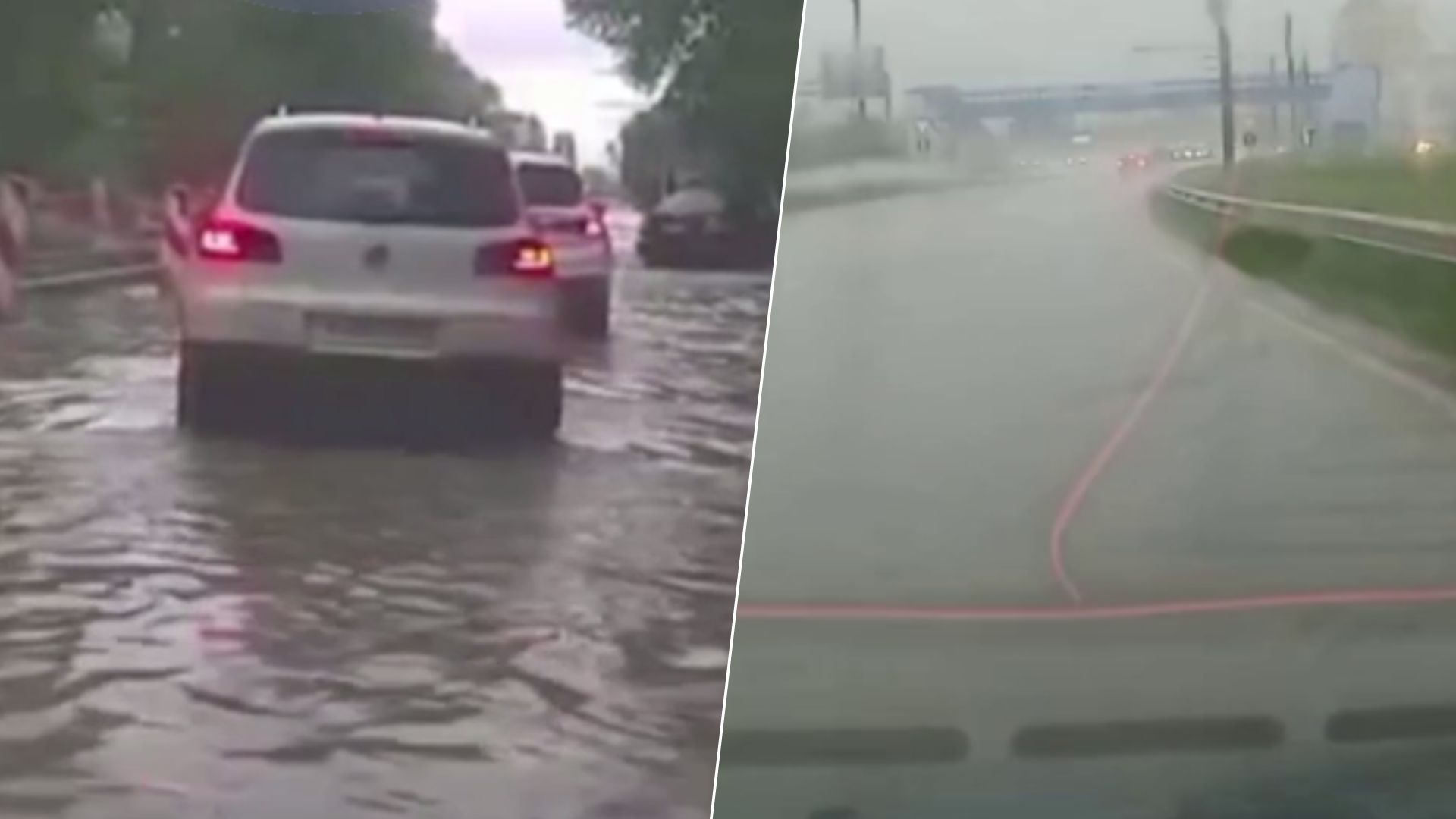 Симферополь атаковала непогода - авто застряли в воде, видео - 24 Канал