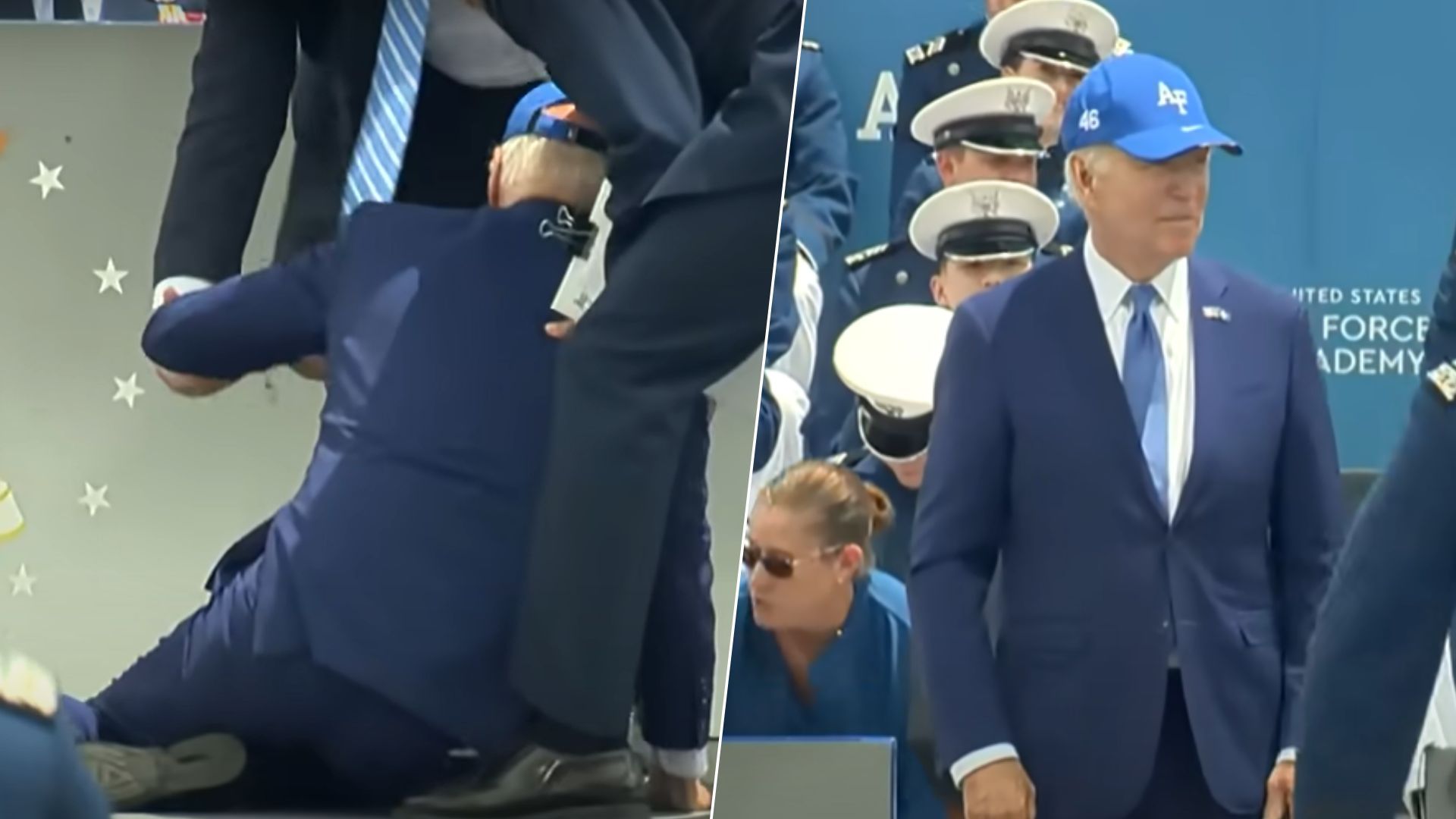 Байден упав на сцені в Колорадо - відео - 24 Канал Байден упав на сцені в Колорадо - відео - 24 Канал