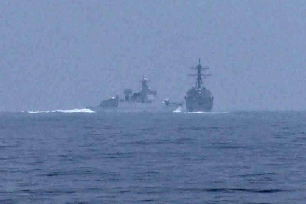 США показали відео інциденту з китайським кораблем біля Тайваню - 24 Канал