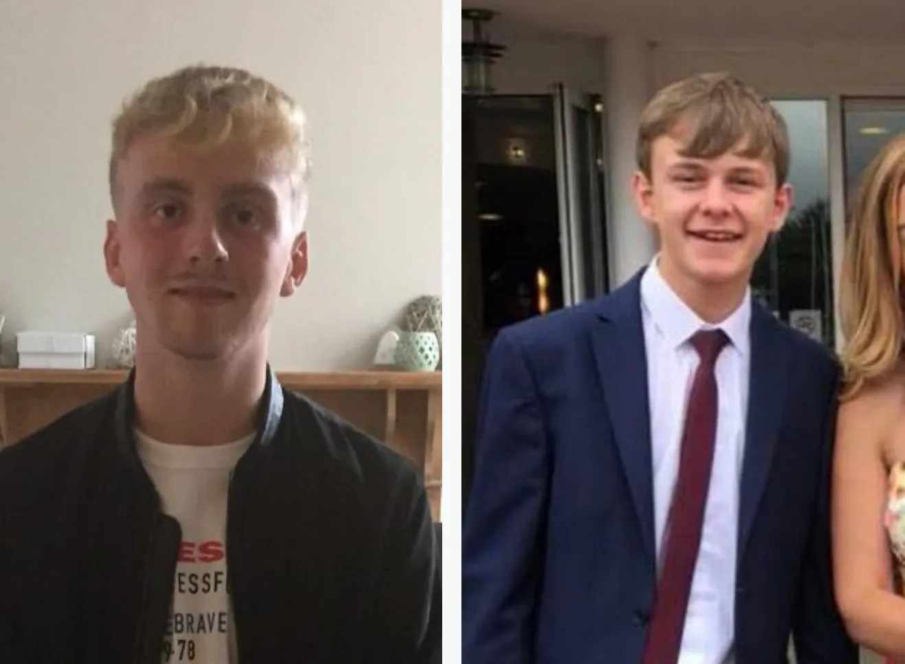 Ліворуч Кіран Гарріс, який страждає від ідентичного імені й дати народження Кірана Гарріса, що праворуч Ліворуч Кіран Гарріс, який страждає від ідентичного імені й дати народження Кірана Гарріса, що праворуч