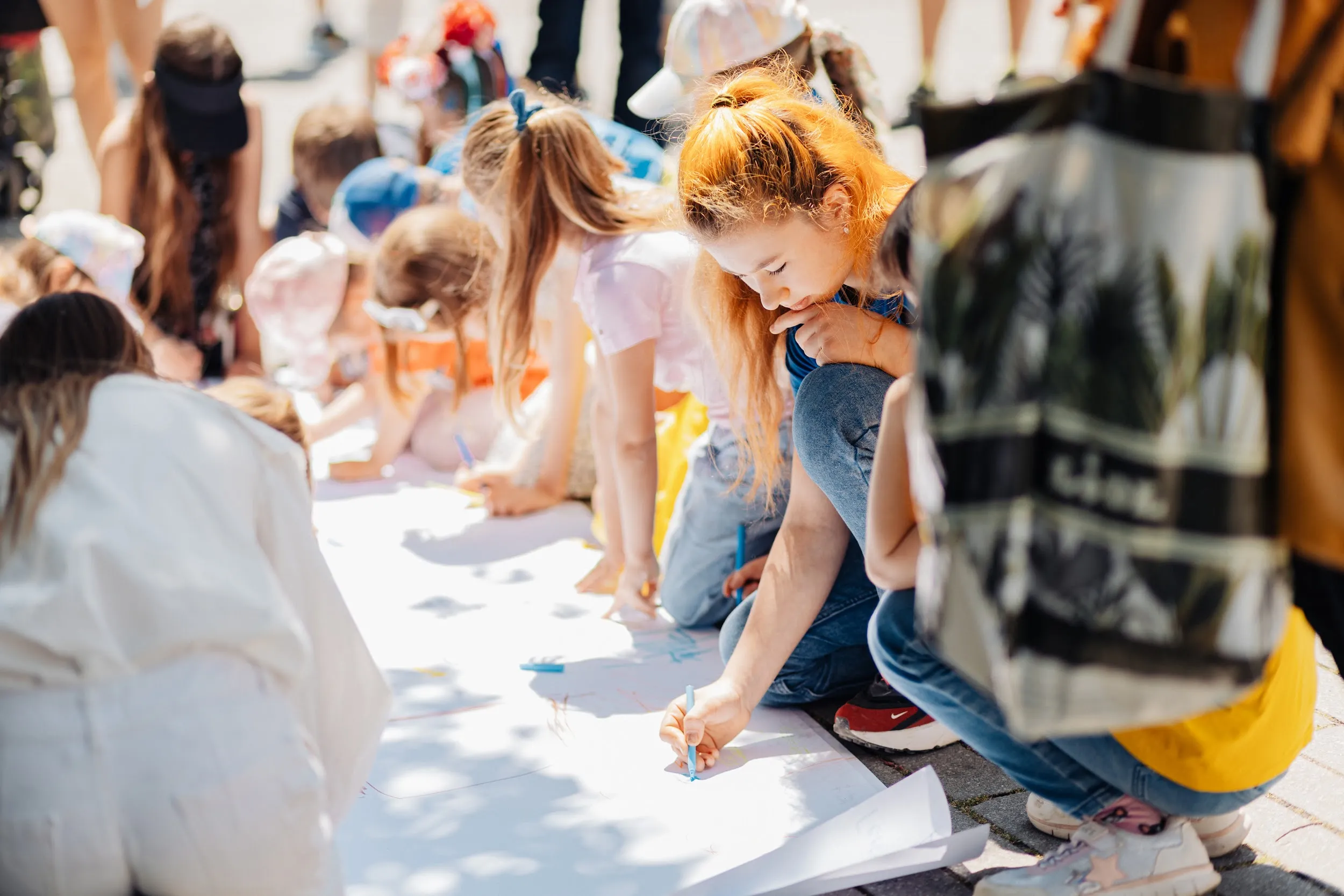 Як відбувалася акція до Дня захисту дітей у Дюссельдорфі Як відбувалася акція до Дня захисту дітей у Дюссельдорфі