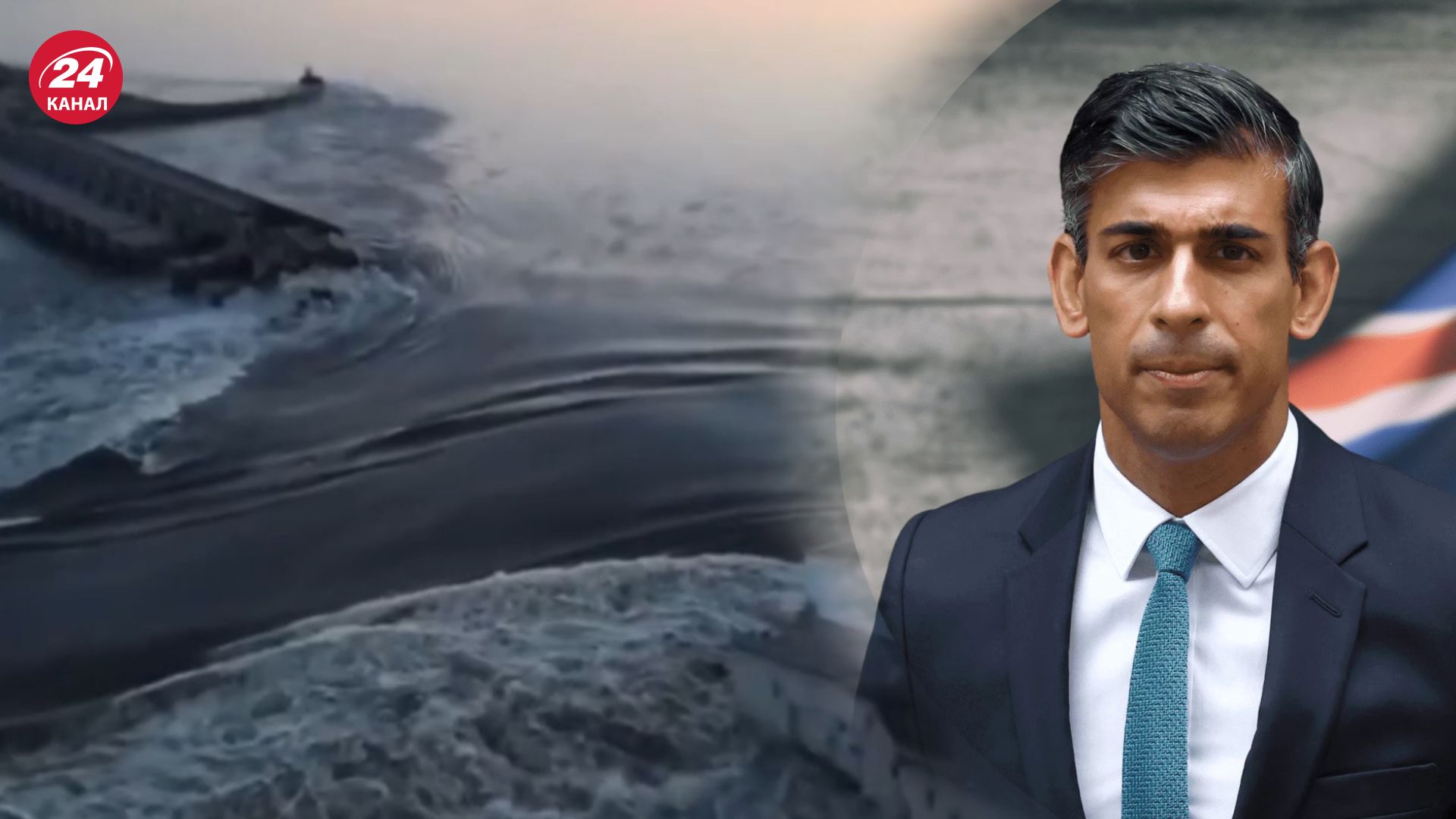 Сунак засудив підрив Каховської ГЕС Сунак засудив підрив Каховської ГЕС