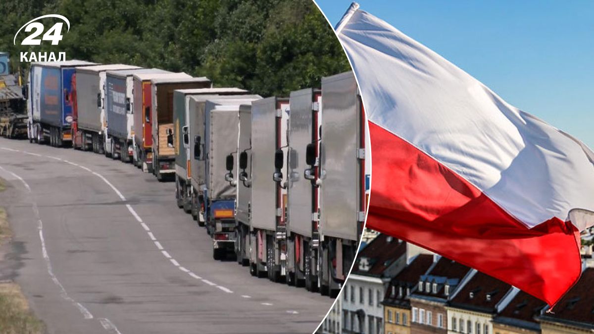 Польша заблокировала движение украинских грузовиков