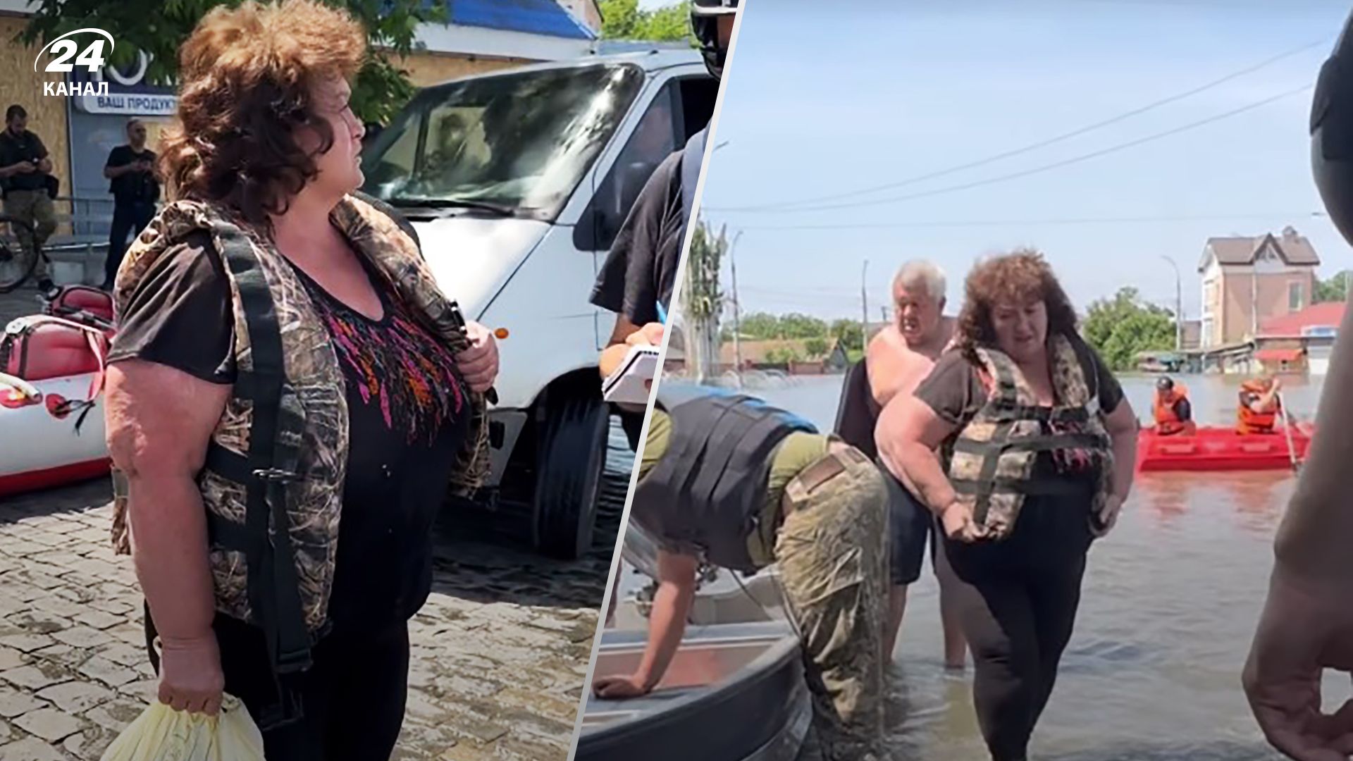 Підрив Каховської дамби - жителька Херсона побажала Путіну горіти у пеклі Підрив Каховської дамби - жителька Херсона побажала Путіну горіти у пеклі