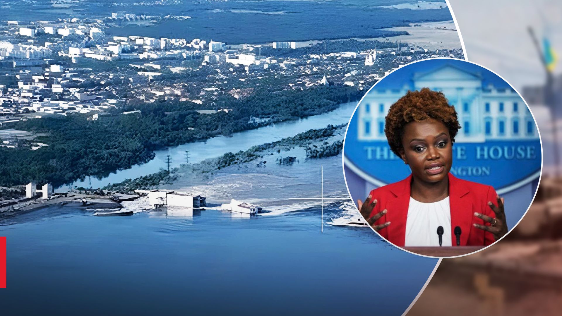 Білий дім заявив, що саме Росія винна у знищенні Каховської ГЕС Білий дім заявив, що саме Росія винна у знищенні Каховської ГЕС