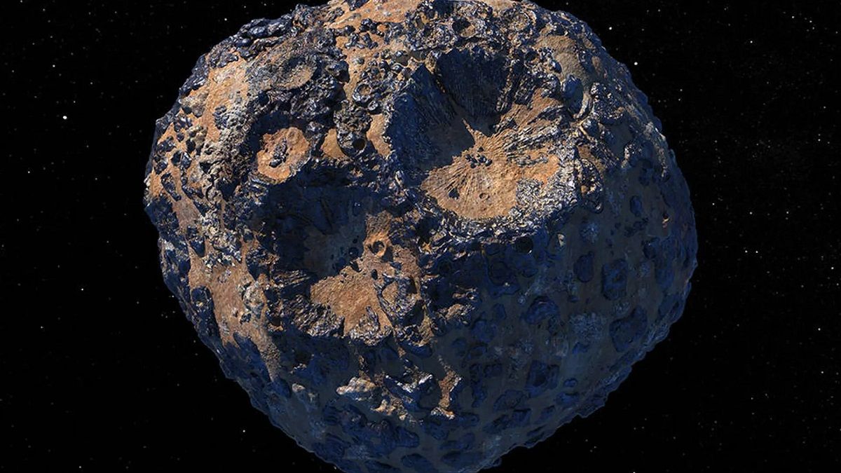 Астероид Психея (Иллюстративный фото) Астероид Психея (Иллюстративный фото)