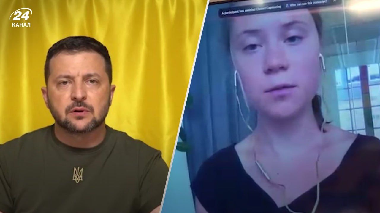 Каховская ГЭС 8 июня 2023 года - Грета Тунберг и Владимир Зеленский провели разговор - 24 Канал Каховская ГЭС 8 июня 2023 года - Грета Тунберг и Владимир Зеленский провели разговор - 24 Канал