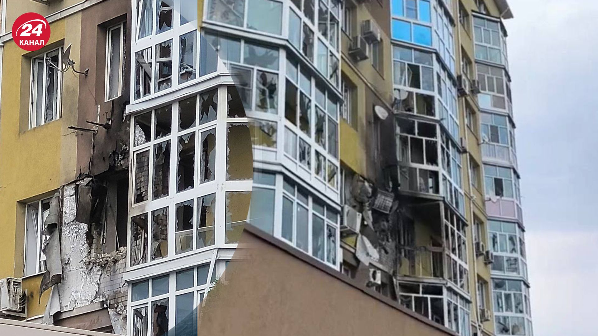 В Воронеже беспилотник влетел в многоэтажку