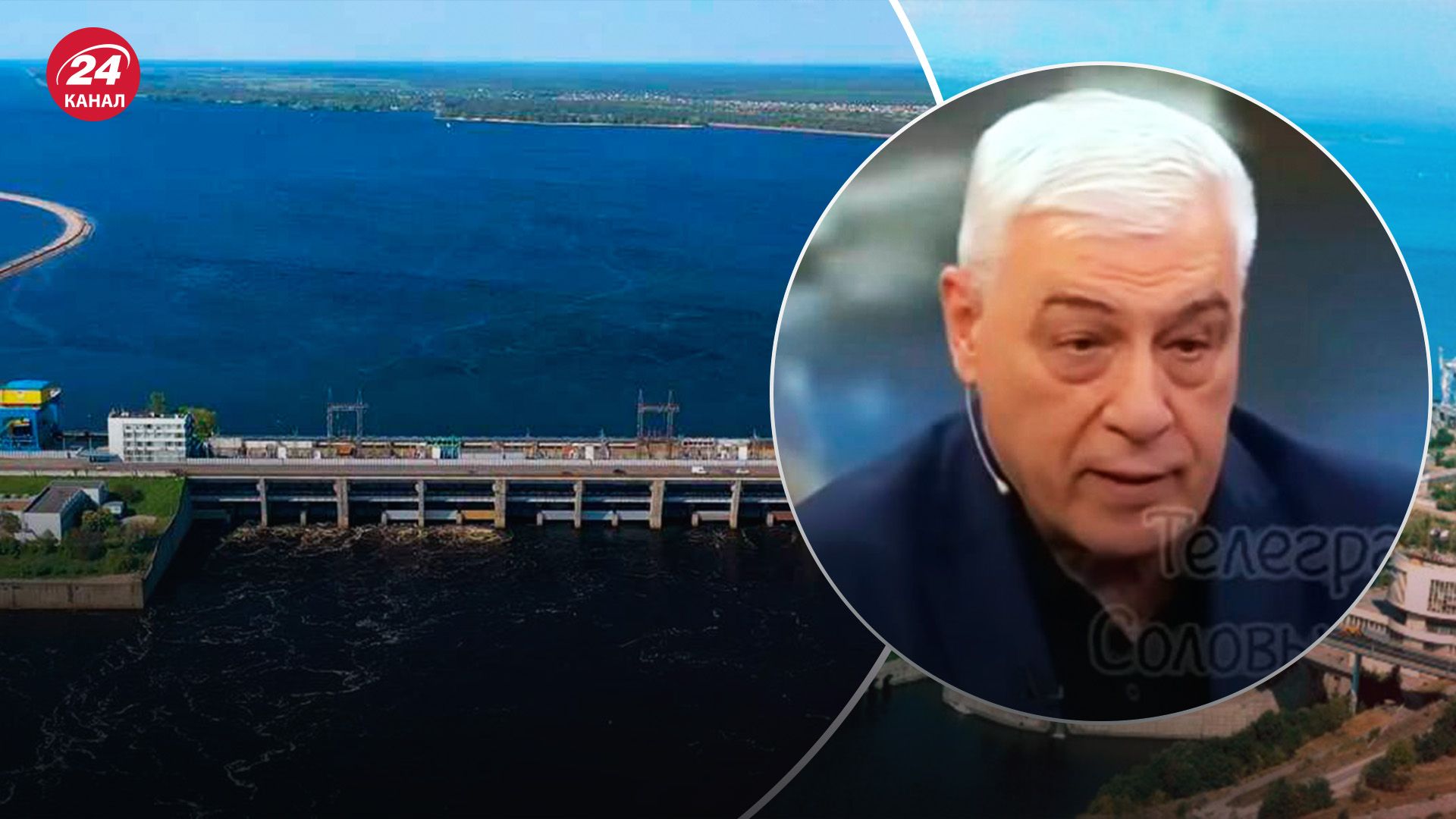 Пропагандисты угрожают ударом по Киевской ГЭС Пропагандисты угрожают ударом по Киевской ГЭС