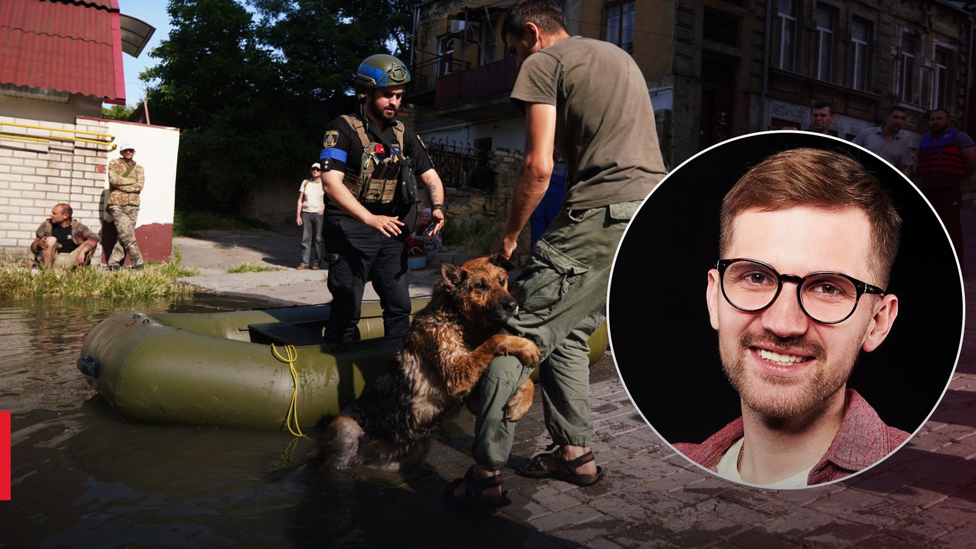 Собака себя вела как человек: фотограф рассказал историю снимка из Херсона, облетевшего мир - 24 Канал Собака себя вела как человек: фотограф рассказал историю снимка из Херсона, облетевшего мир - 24 Канал