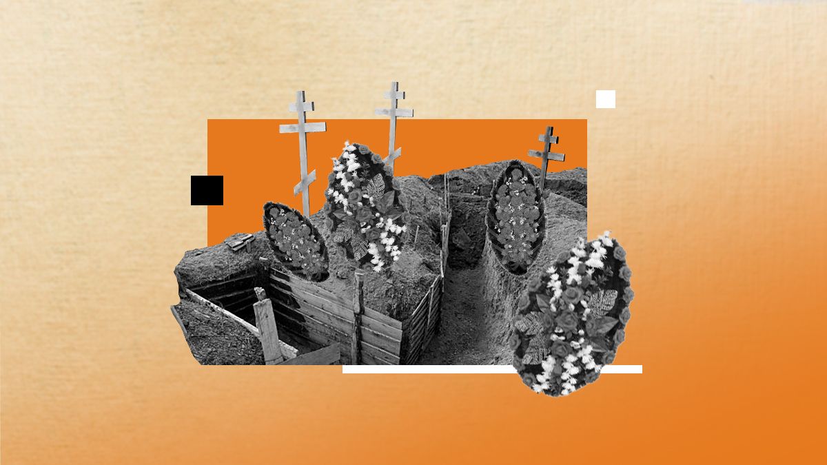 Окопы в Крыму роют могильщики Окопы в Крыму роют могильщики