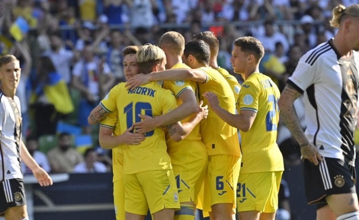 Сборная Украины сыграла вничью с Германией