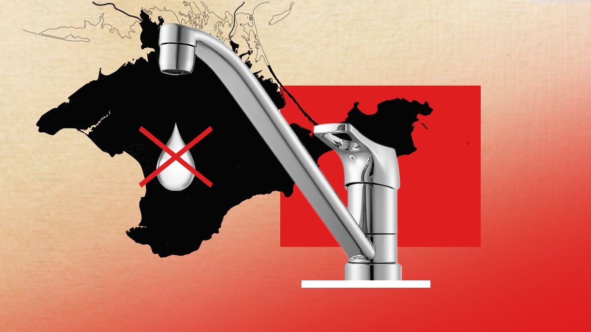 Крим залишиться без води після підриву Каховської ГЕС Крим залишиться без води після підриву Каховської ГЕС