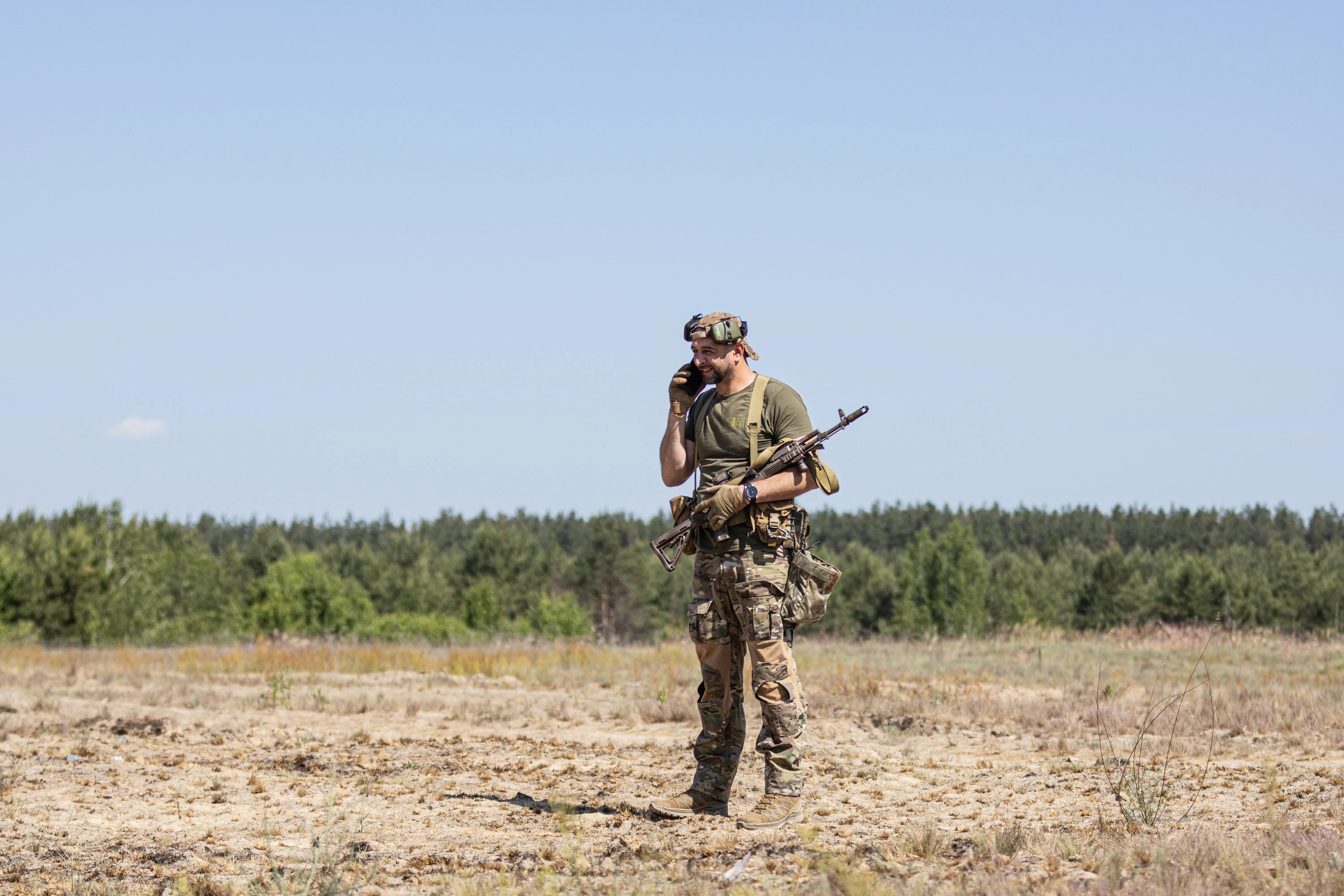 Ясінський під час підготовки рекрутів Ясінський під час підготовки рекрутів