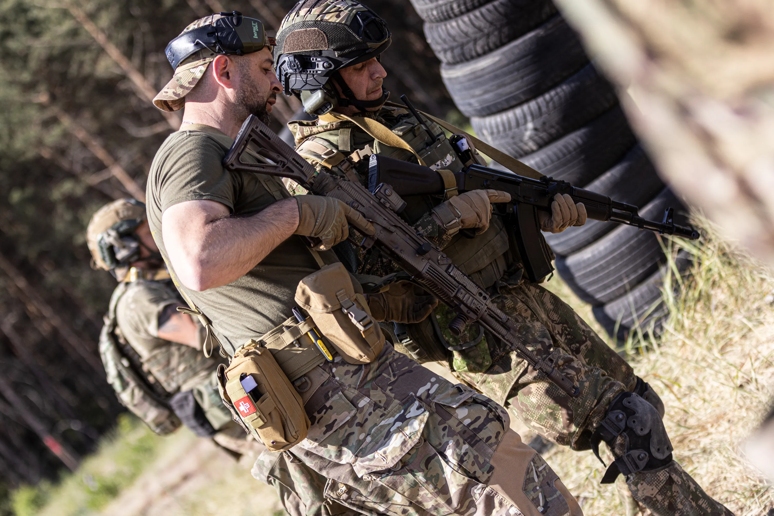 Ясінський під час підготовки рекрутів