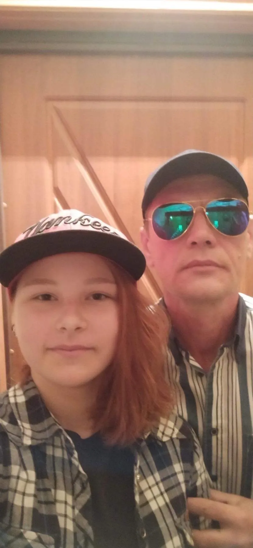 Олег Хом'юк з донькою