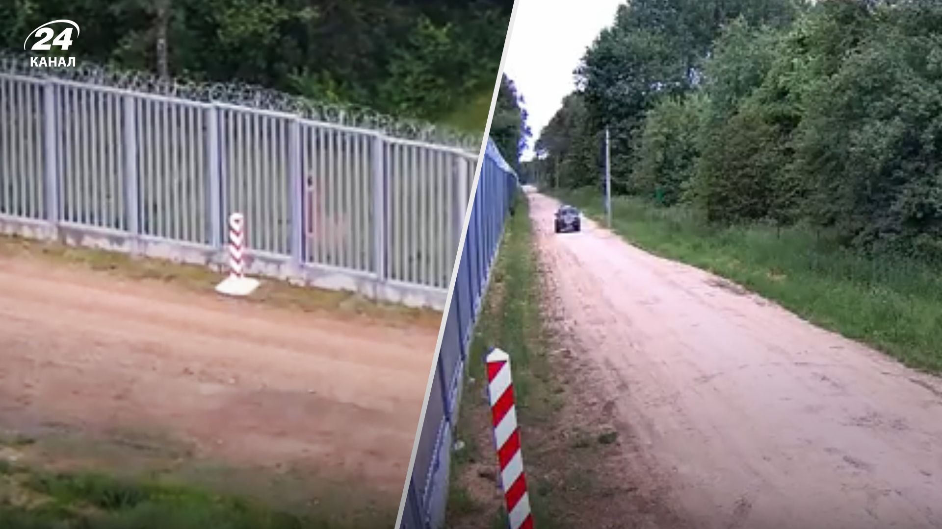 Польских пограничников обстреляли из Беларуси Польских пограничников обстреляли из Беларуси