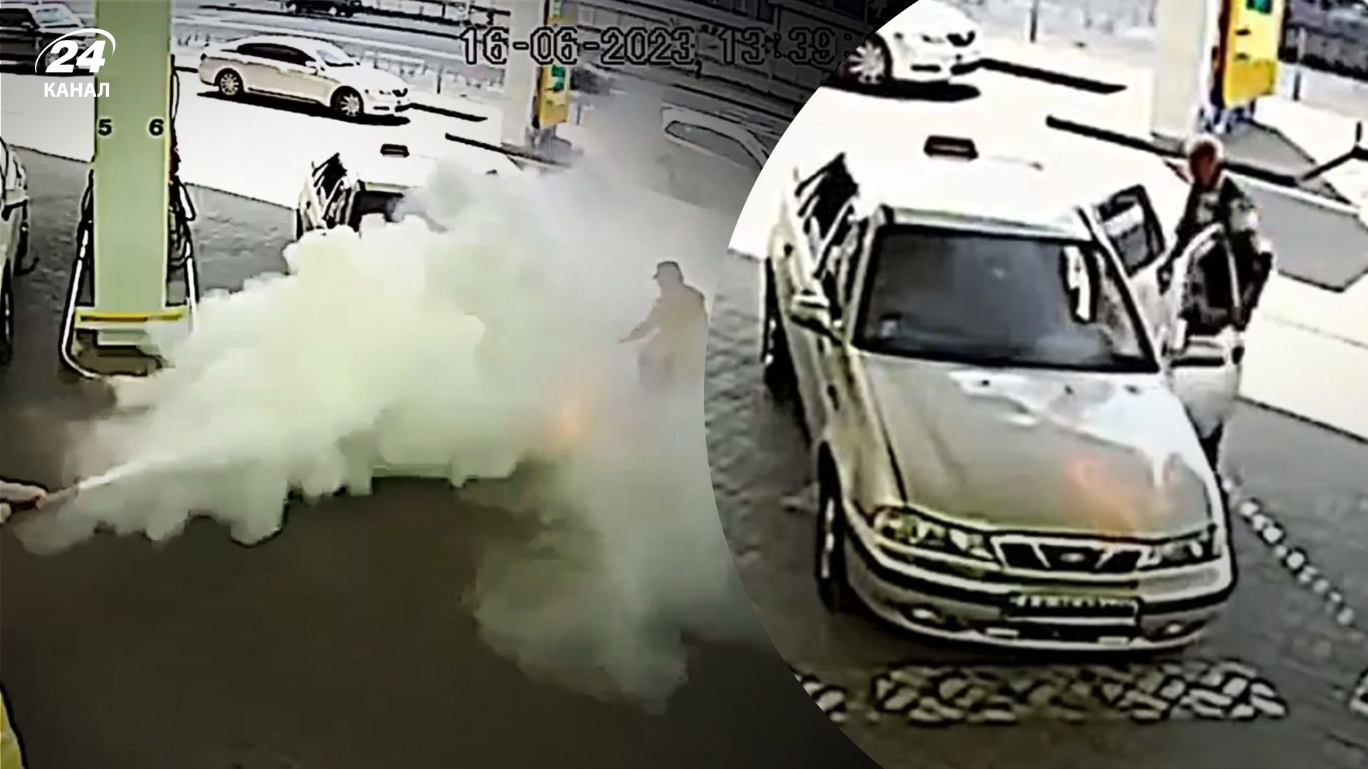  У Києві вибухнув газ у машині, що була на АЗС