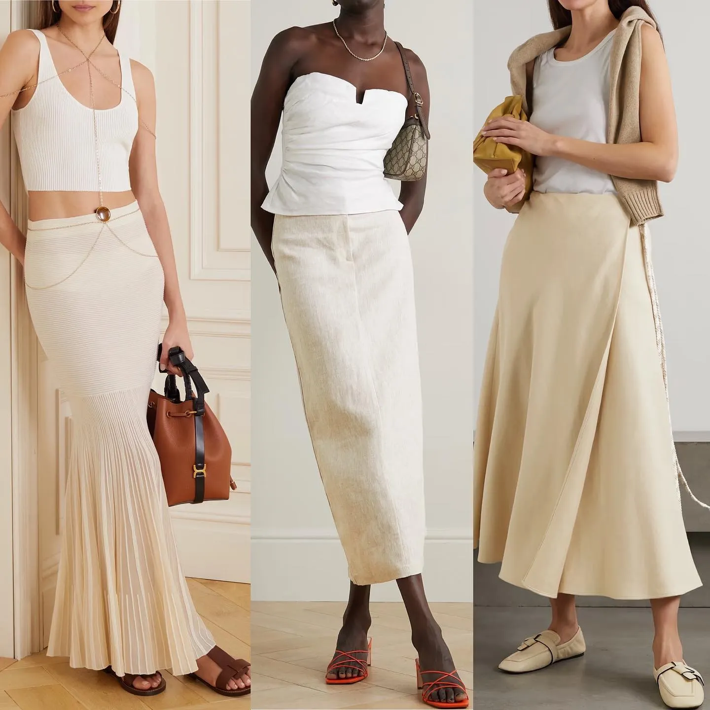 Модні образи зі спідницями на літо 2023 Модні образи зі спідницями на літо 2023