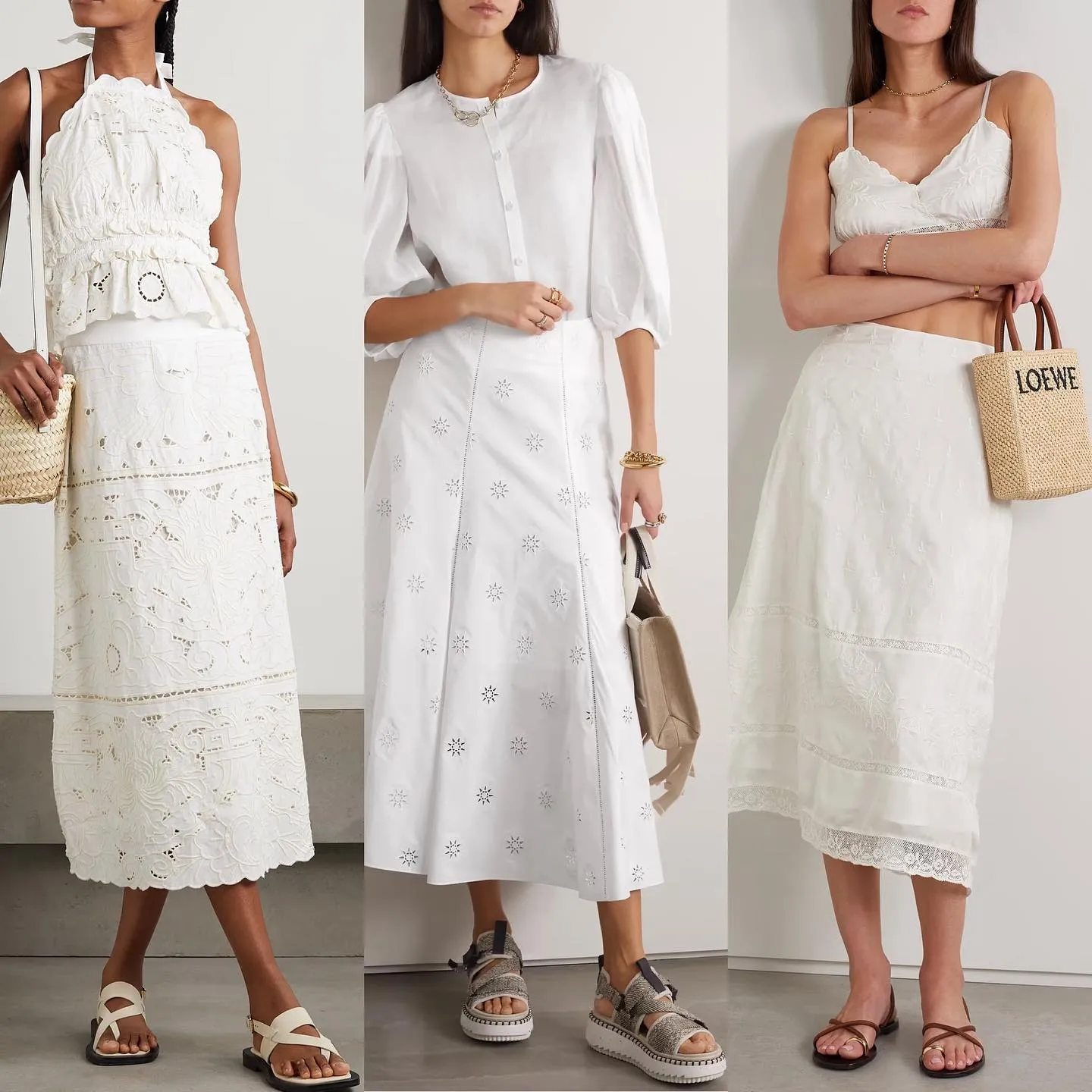 Модні образи зі спідницями на літо 2023 Модні образи зі спідницями на літо 2023