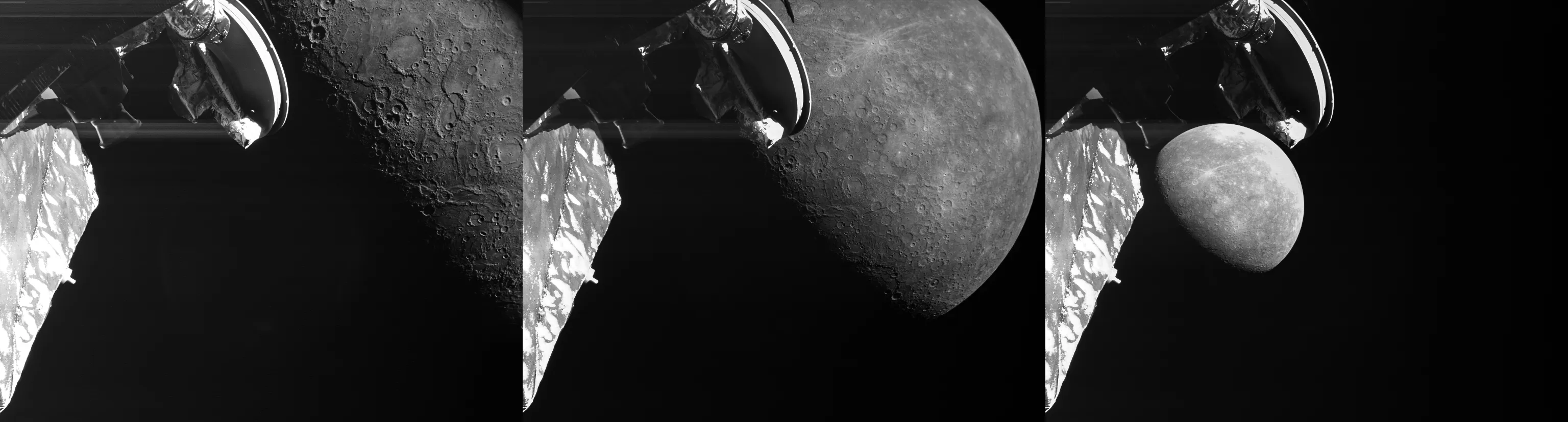 Коллаж из фотографий Меркурия