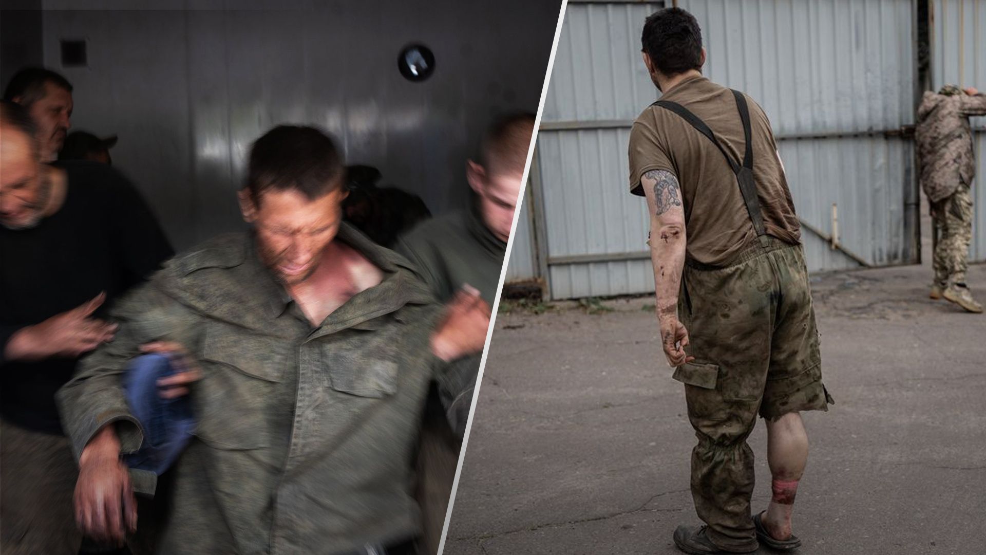 Російські полонені на Запорізькому напрямку Російські полонені на Запорізькому напрямку