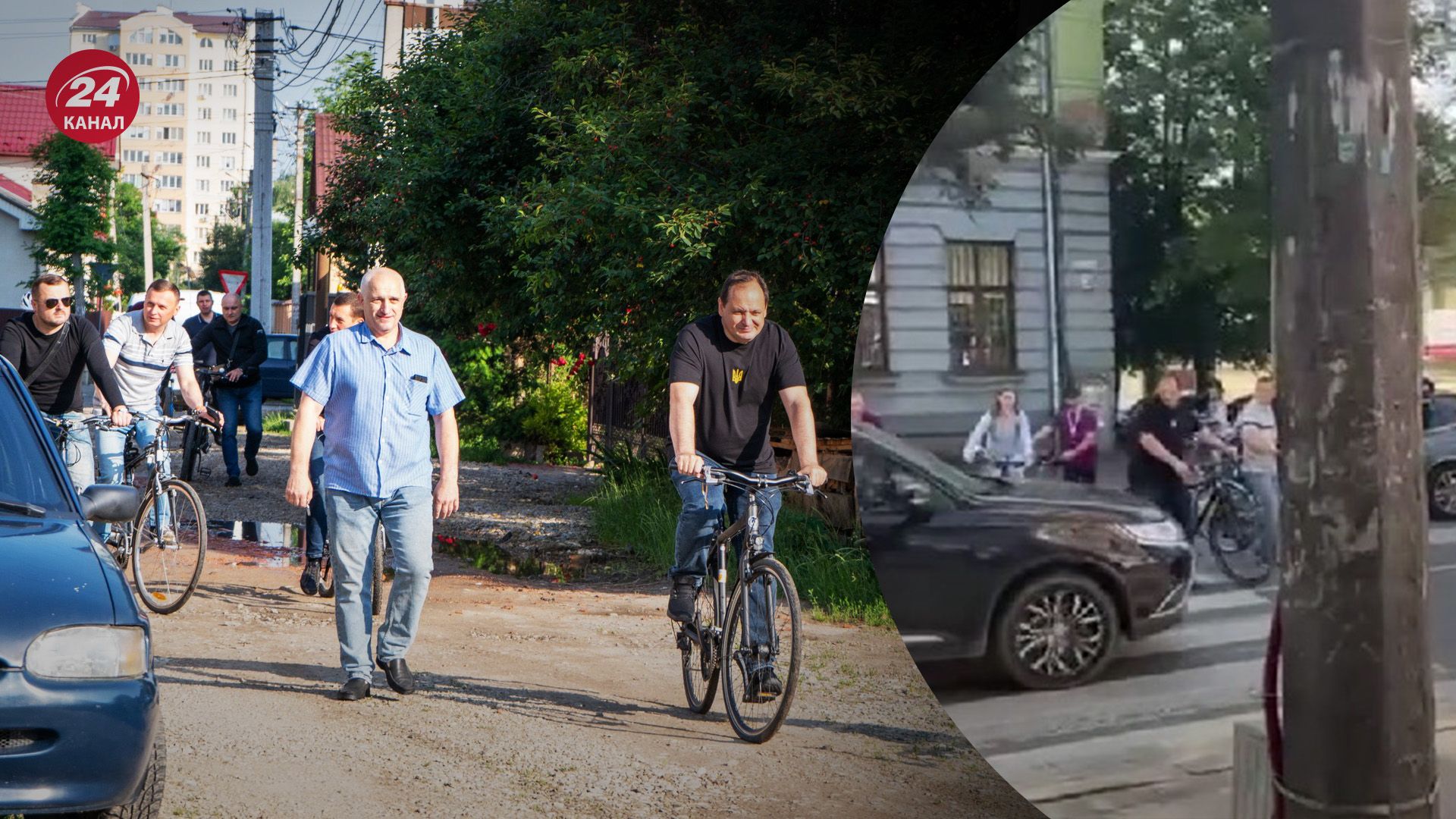 Авто едва не сбило мэра Ивано-Франковска Авто едва не сбило мэра Ивано-Франковска