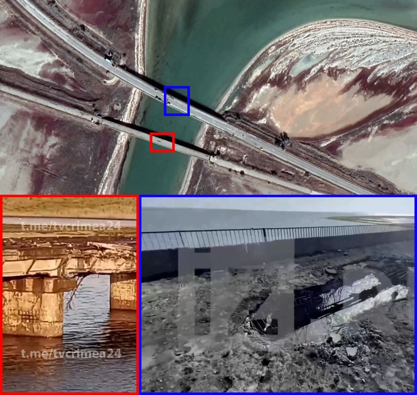 У Чонгарі зруйнували мости У Чонгарі зруйнували мости