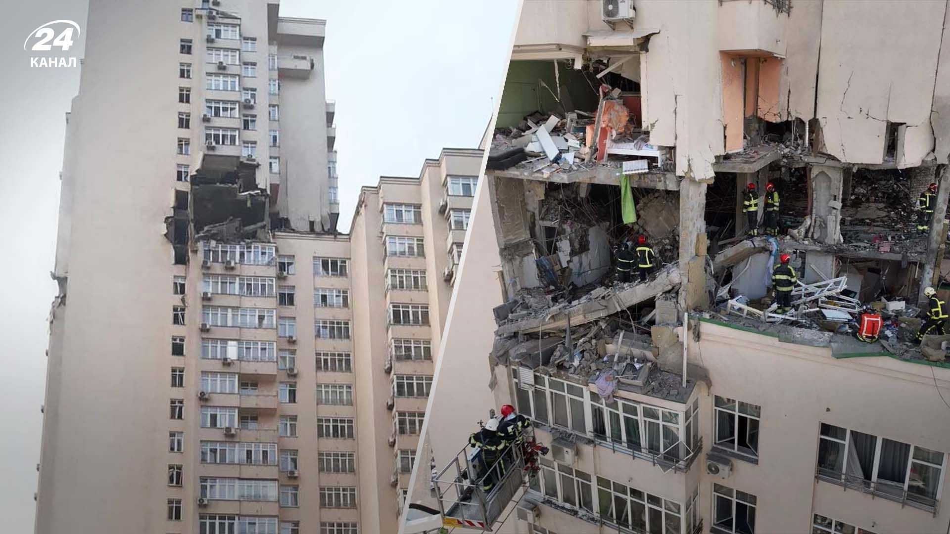 Як виглядає будинок, куди влучили уламки російської ракети Як виглядає будинок, куди влучили уламки російської ракети