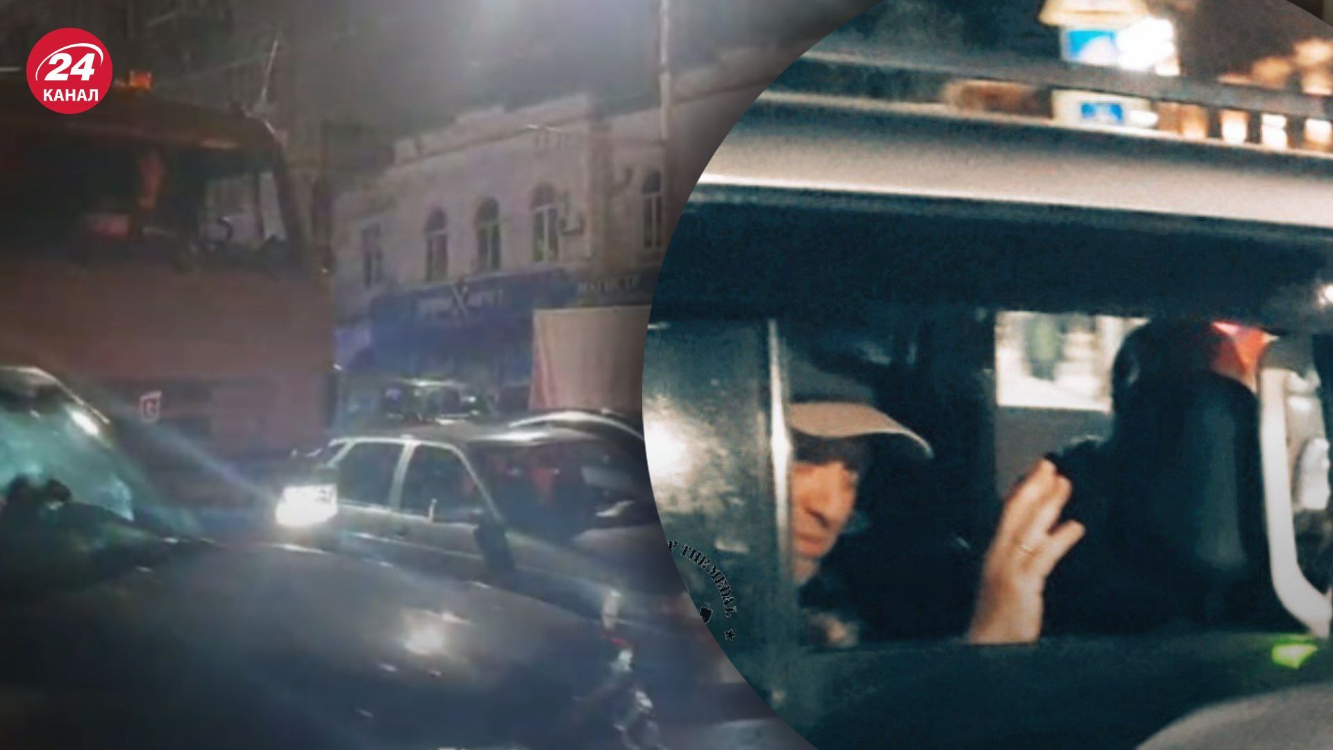  СМИ обнародовали видео с Пригожином во время выезда из Ростова