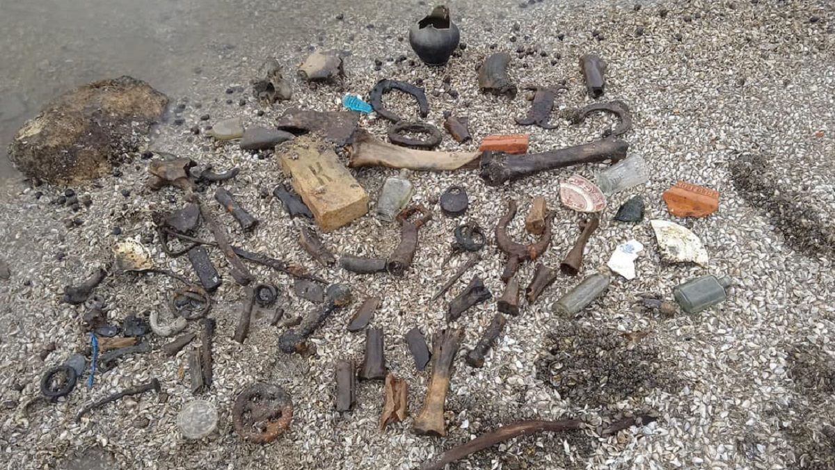 Маленькая часть находок на территории бывшего Каховского водохранилища Маленькая часть находок на территории бывшего Каховского водохранилища