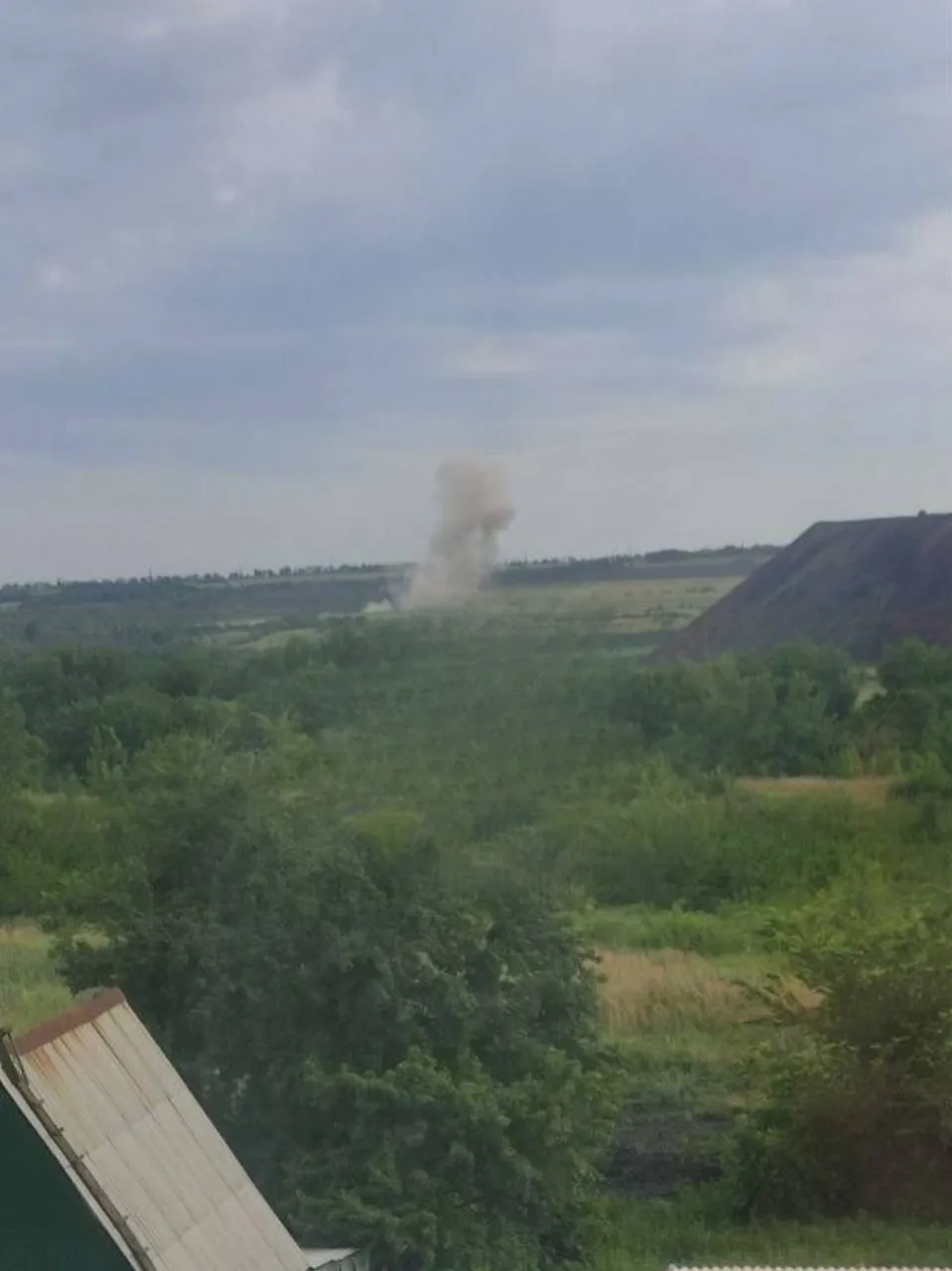 У Чистяковому прилетіло на полігон У Чистяковому прилетіло на полігон