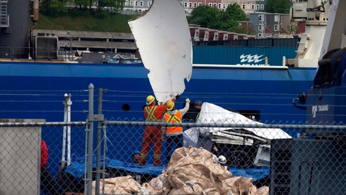Серед уламків "Титану", ймовірно, знайшли людські останки Серед уламків "Титану", ймовірно, знайшли людські останки