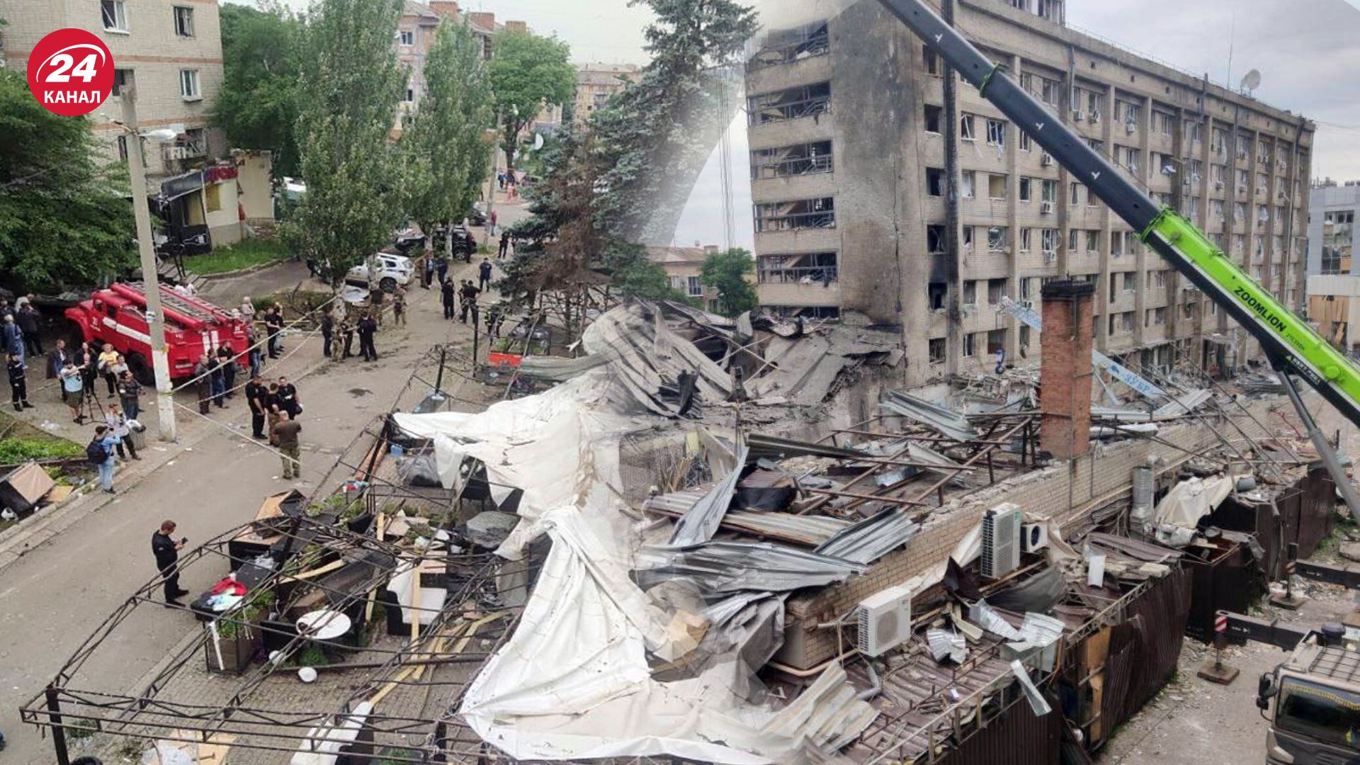 Девушка выжила после ракетного удара по Краматорску Девушка выжила после ракетного удара по Краматорску