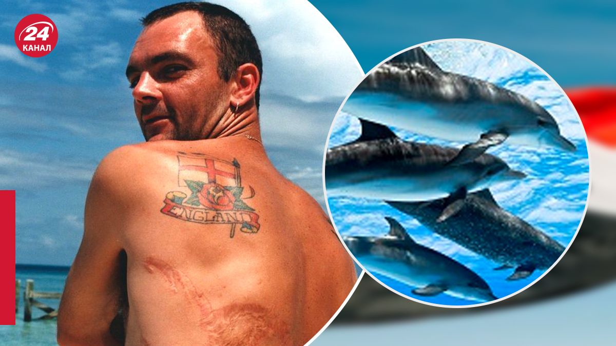 Дельфины спасли мужчину в Красном море