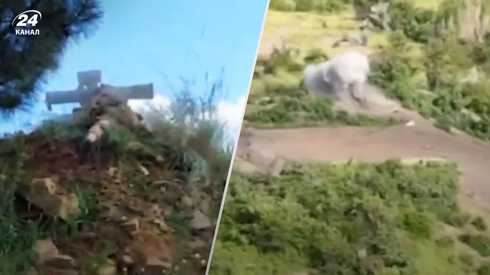 Прямое попадание с ПТРК "Фагот" Прямое попадание с ПТРК "Фагот"