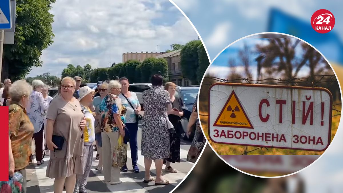 Українці перекрили трасу через проєкт постанови уряду щодо Чорнобильської зони