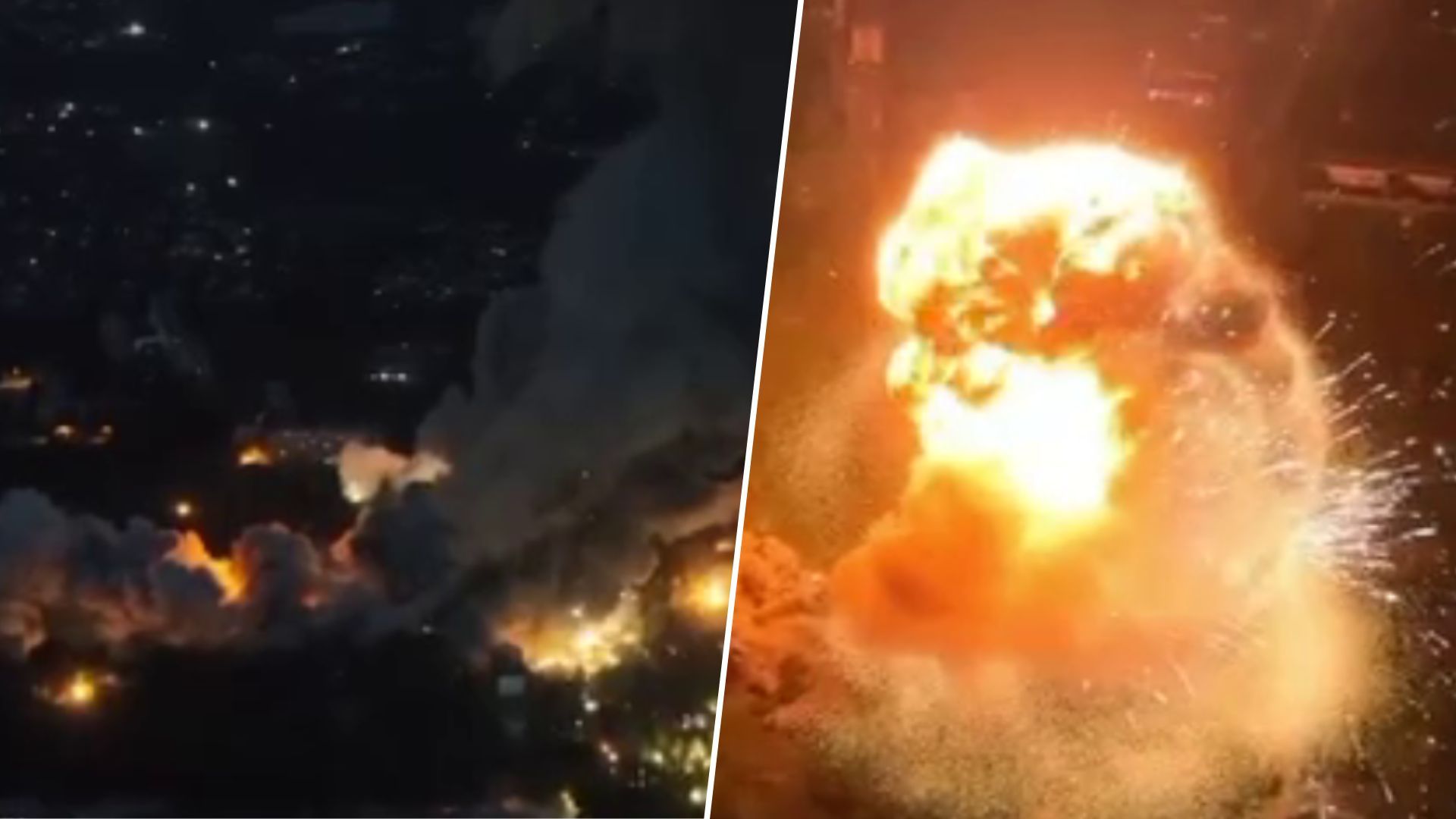 З'явився момент влучання у склад боєприпасів у Макіївці З'явився момент влучання у склад боєприпасів у Макіївці