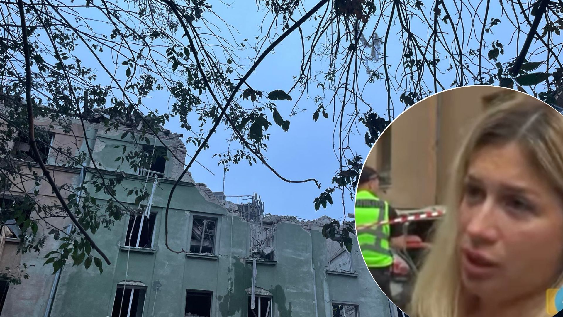 В результате прилета по дому во Львове исчезли два человека В результате прилета по дому во Львове исчезли два человека