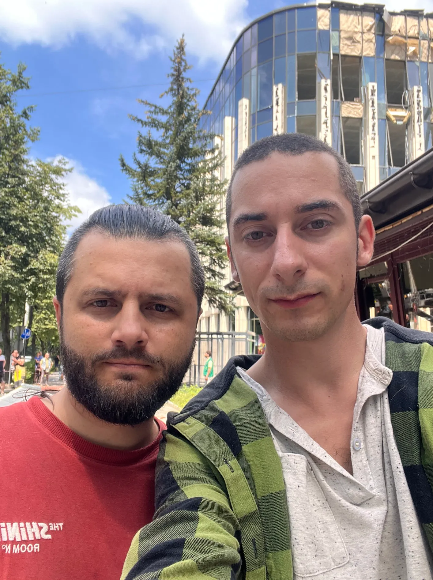 Журналісти нашого видання – Олесь і Назар Журналісти нашого видання – Олесь і Назар